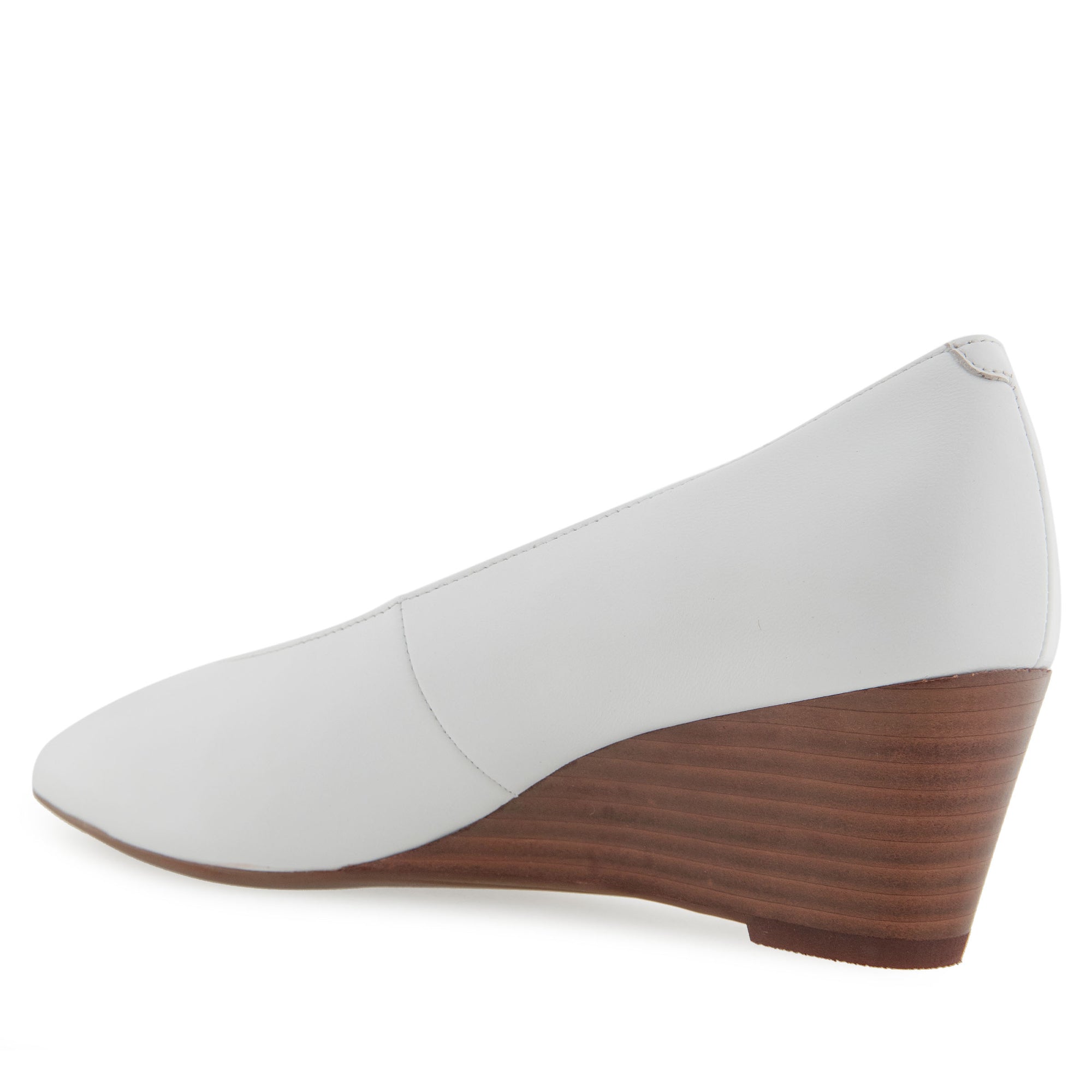 Caruzo Dress Wedge | Bright White Leather