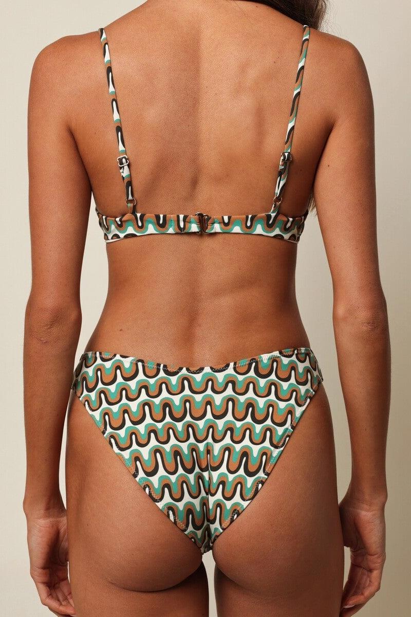 Lulu Zig Zag Stitch Bikini Bottom | Groovy