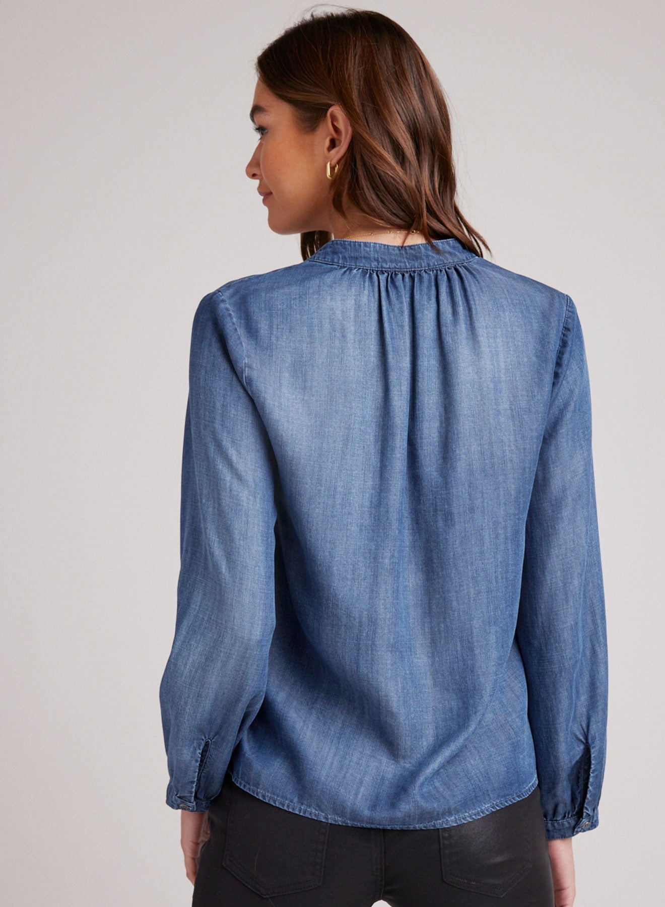 Half Placket Pullover - Moonlight Wash