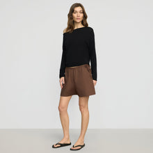 Hayoung Organic Cotton Short | Dusty Brown