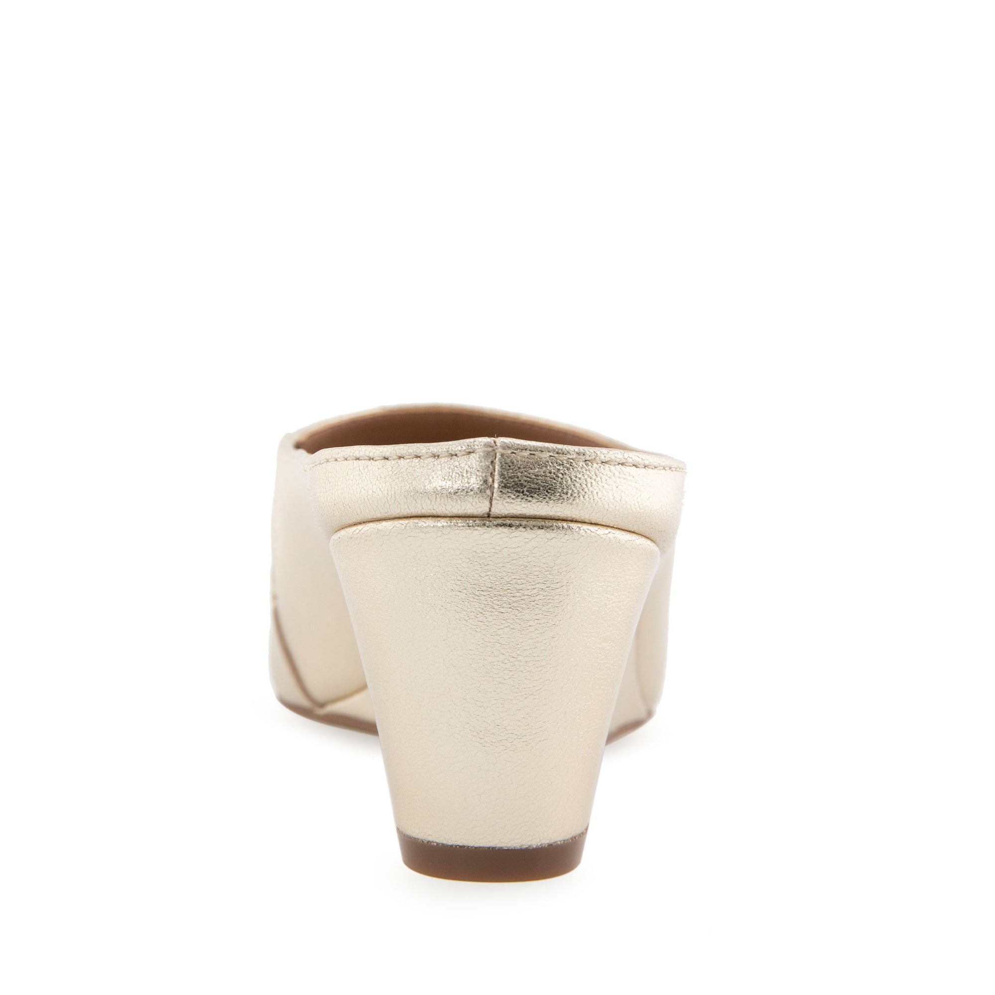 Camia Dress Wedge | Gold Metallic Leather