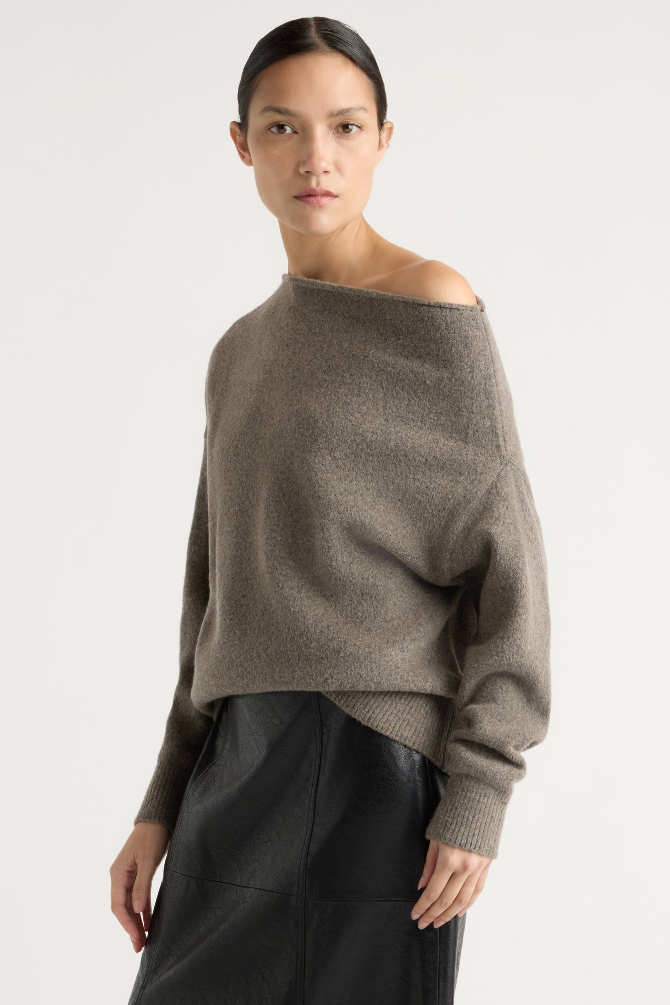 Charlotte | Iris Off-Shoulder Sweater in Size Small