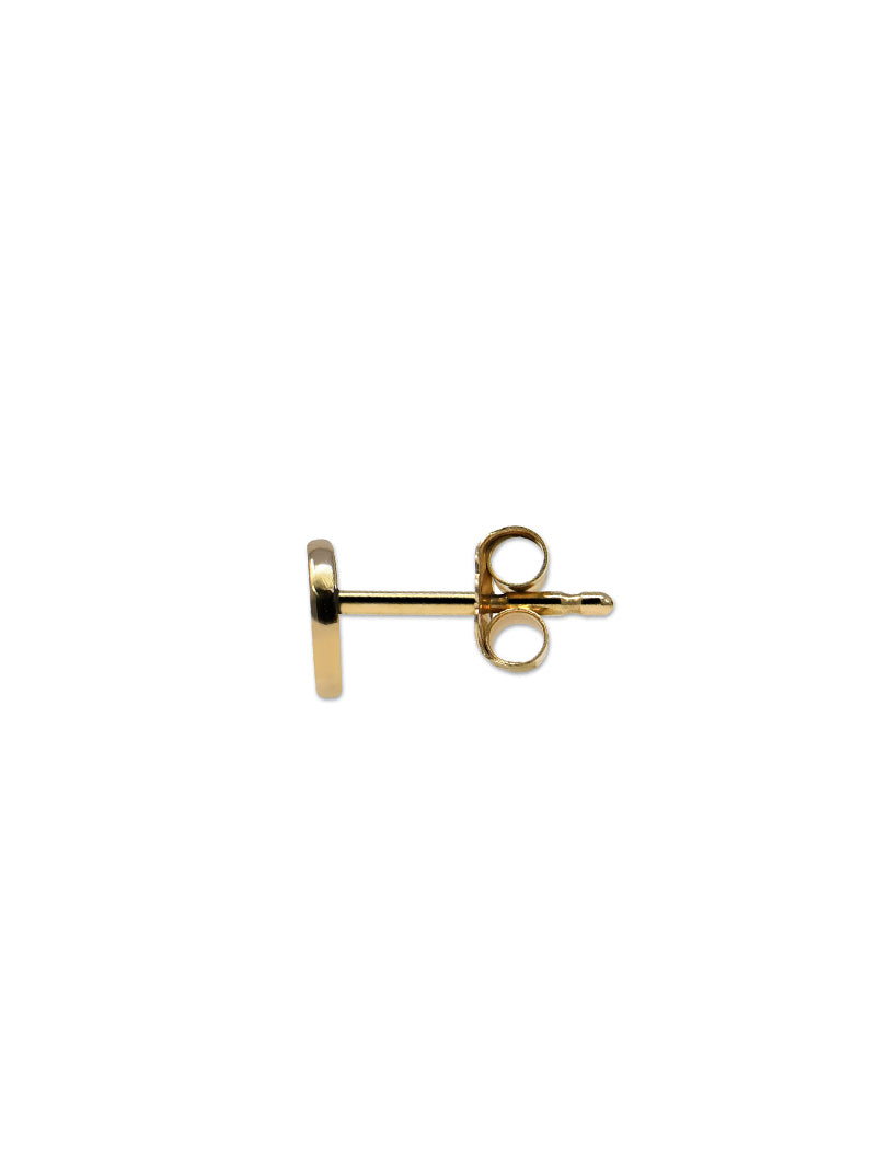 Jac+Jo Icon Moon Studs | 14K Yellow Gold