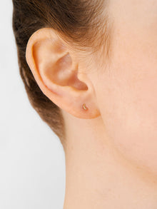 Jac+Jo Icon Moon Studs | 14K Yellow Gold