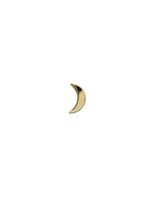 Jac+Jo Icon Moon Studs | 14K Yellow Gold