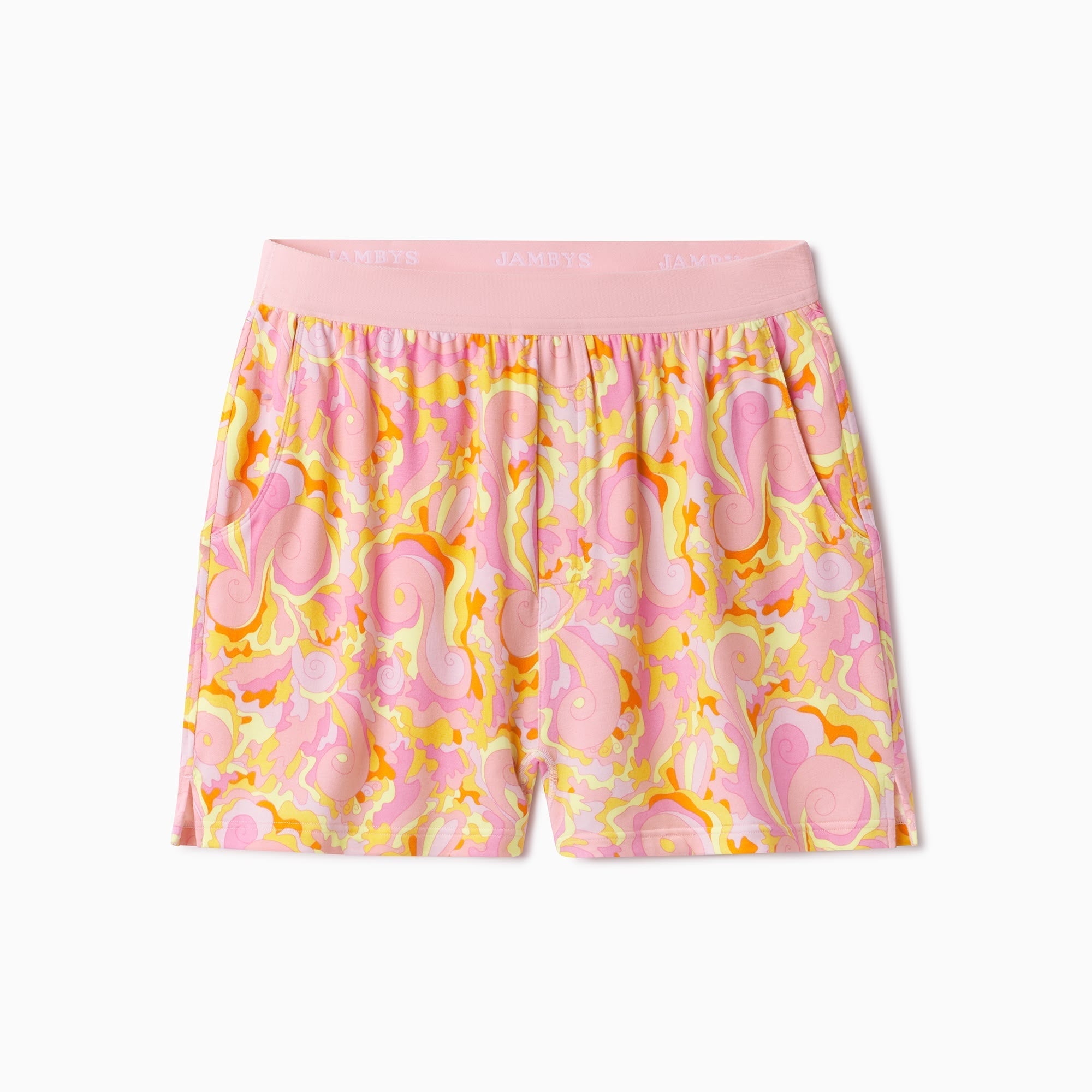 Modal French Terry House Shorts | Groovy Swirl