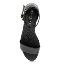 Jazzy Sandal Dress Sculpted | Black Patent Faux Leather