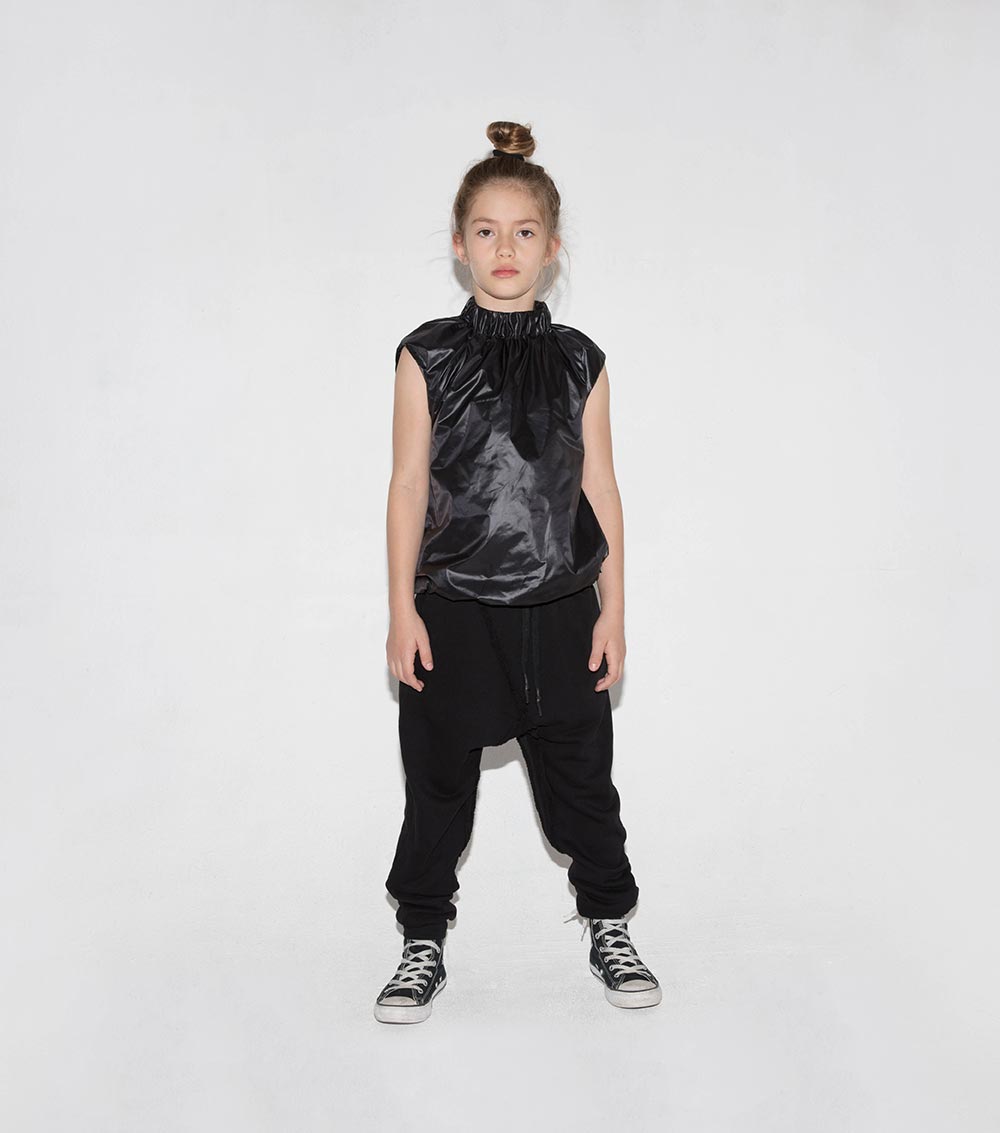 Kid | Nylon Top | Black
