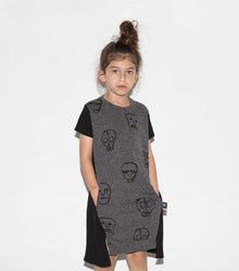 Kid | Skull Mask A Dress | Charcoal Grey