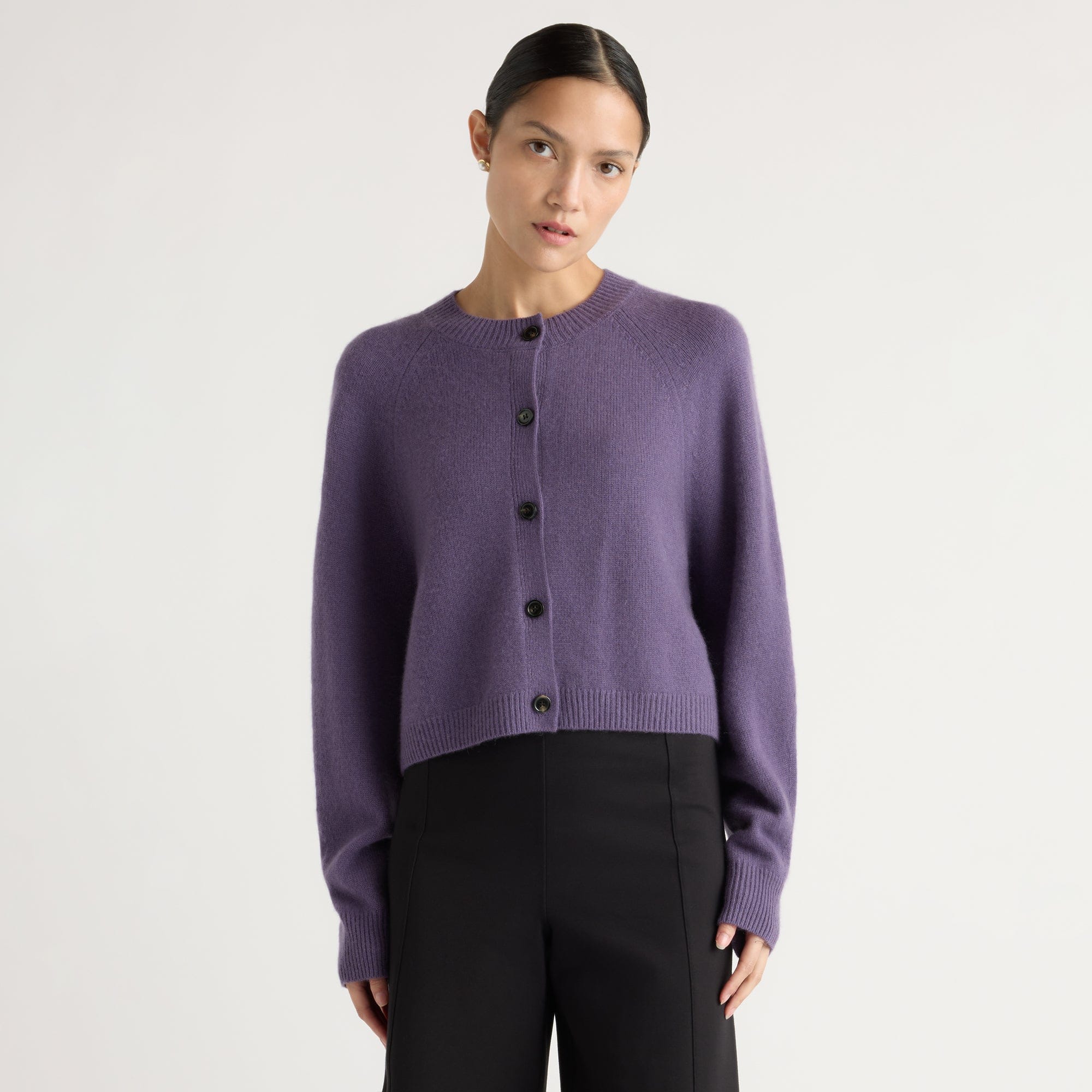 Charlotte | Kiri Cashmere Button Sweater in Size Small
