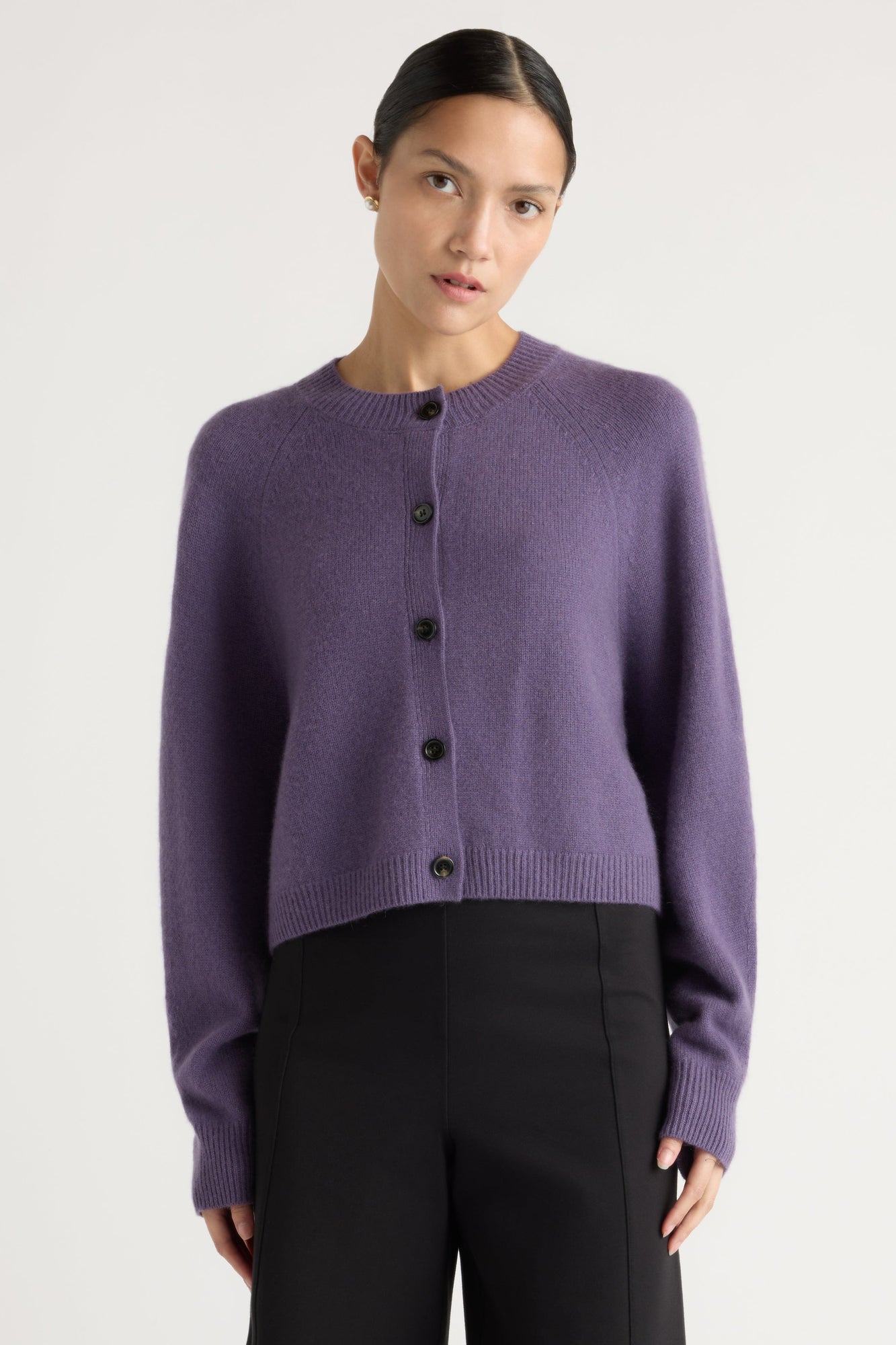 Charlotte | Kiri Cashmere Button Sweater in Size Small