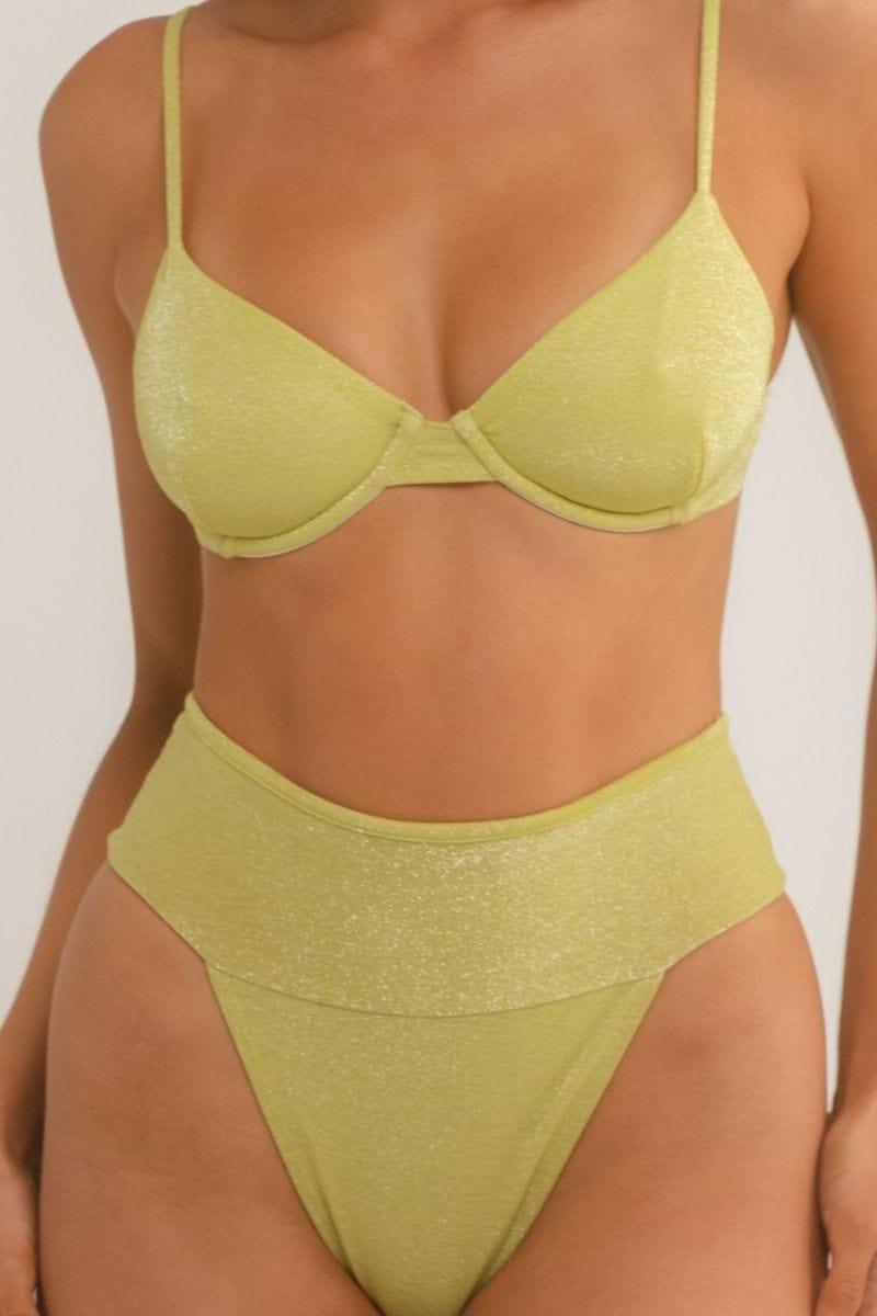 Tamarindo Bikini Bottom | Limon Sparkle