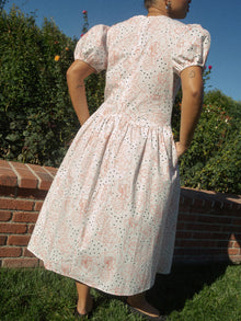 Elizabeth Dress | Rose White Dot