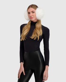 Fur-Free Fox (Faux Fur) Earmuffs | White