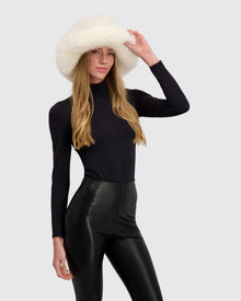 Fur-Free Fox (Faux Fur) Hat | Ivory