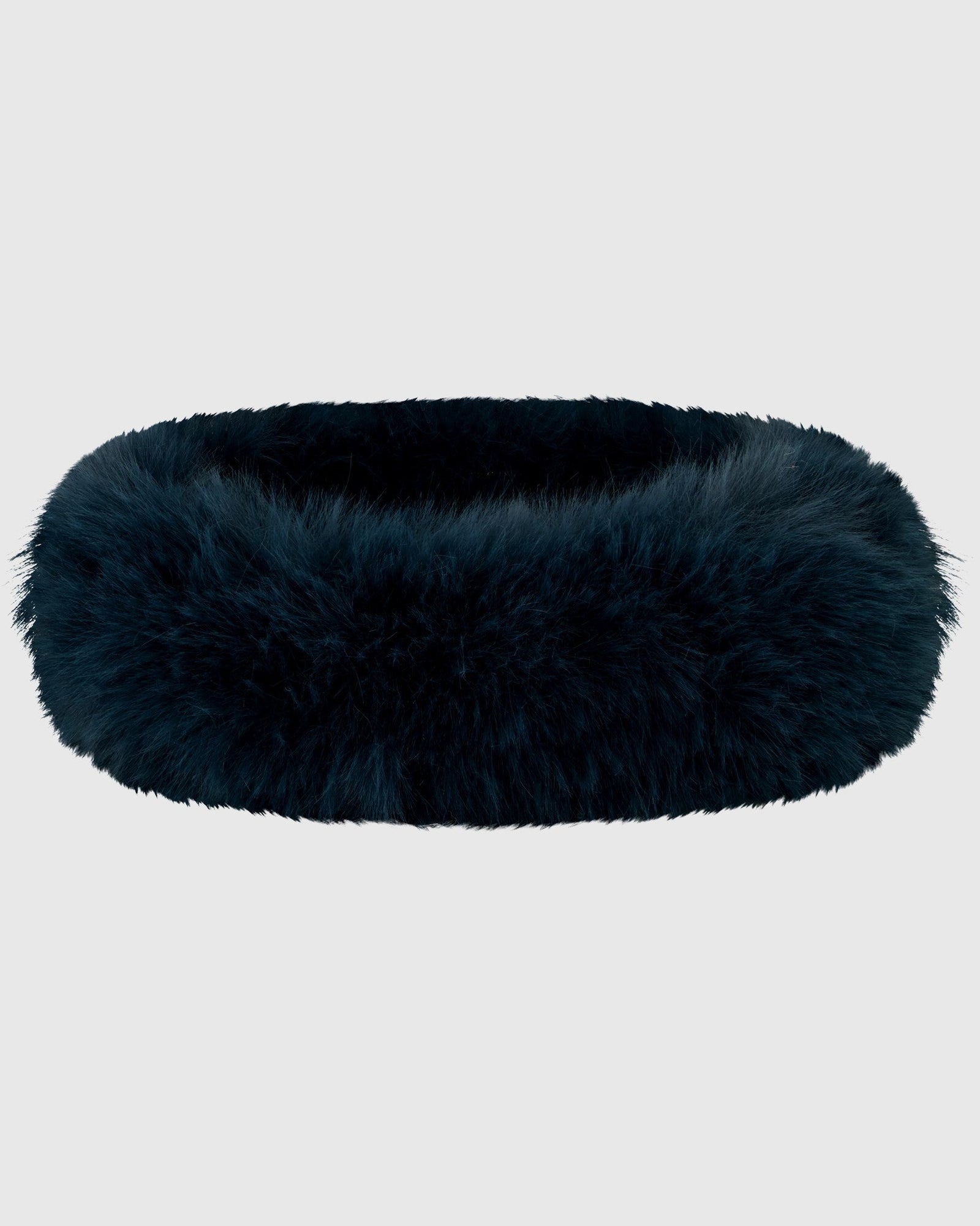 Fur-Free Fox (Faux Fur) Headband | Navy