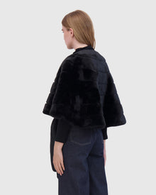 Fur-Free Mink (Faux Fur) Stole | Black