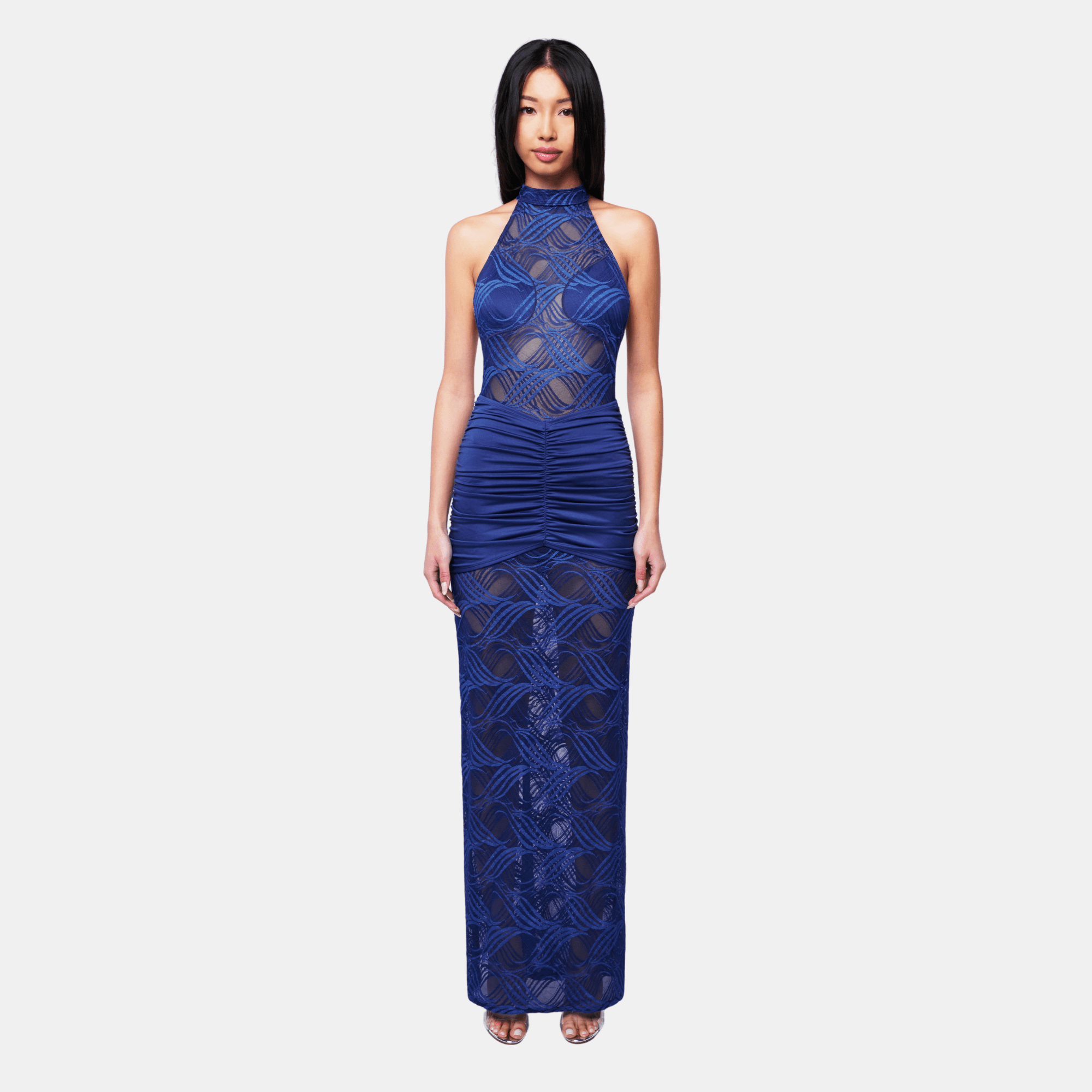 OW Collection LYSSA Maxi Dress Dress 018 - Navy