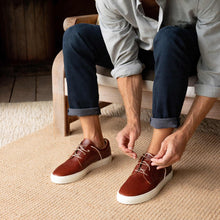 Image 1 of the Everyday Low Top Sneaker Brandy on model