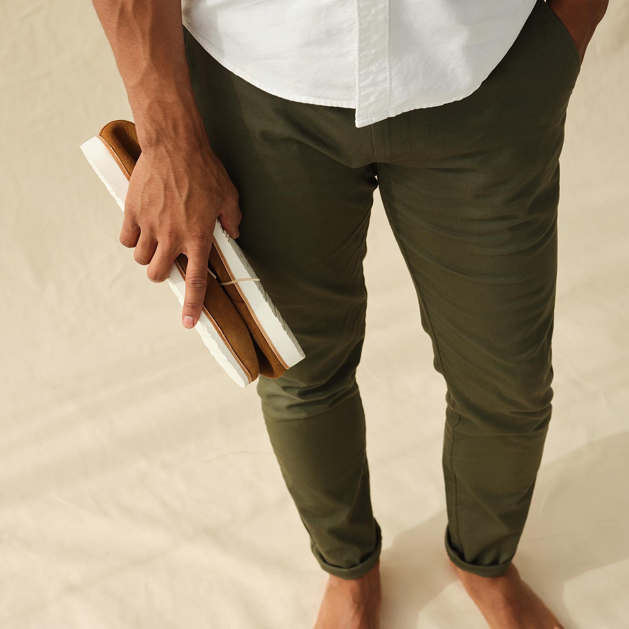 Lightweight Flex Derby Tan Men's Leather Loafer Nisolo