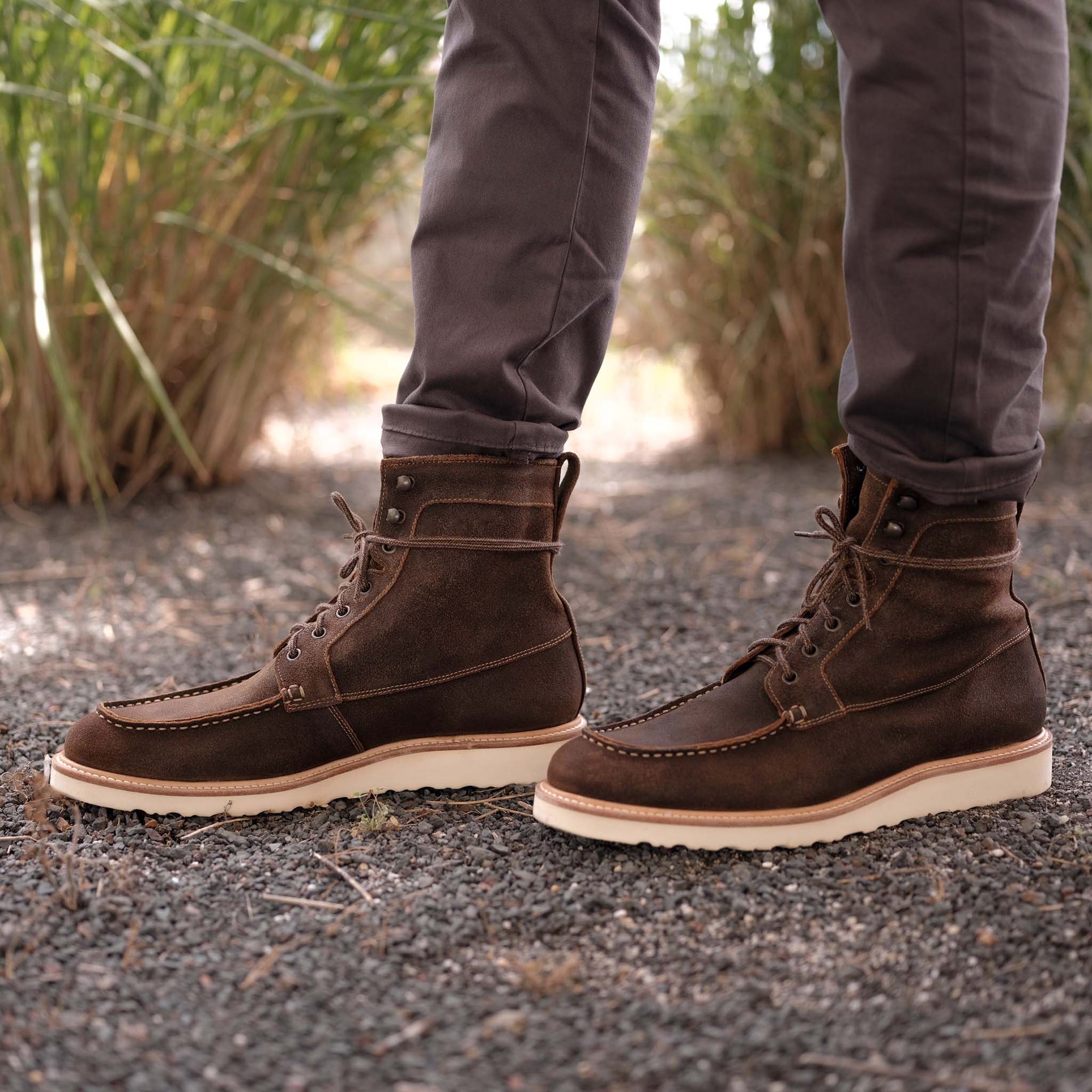 Product Image 1 of the All-Weather Mateo Boot Waxed Brown Men's Leather Boot Nisolo