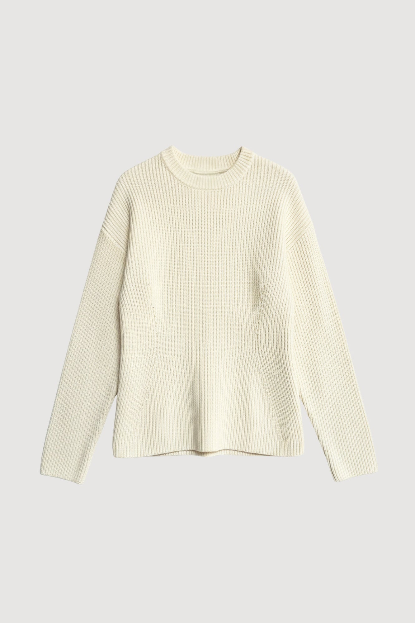 Shelby | Minali Ribbed Sculpted Sweater in Size Small - Flat