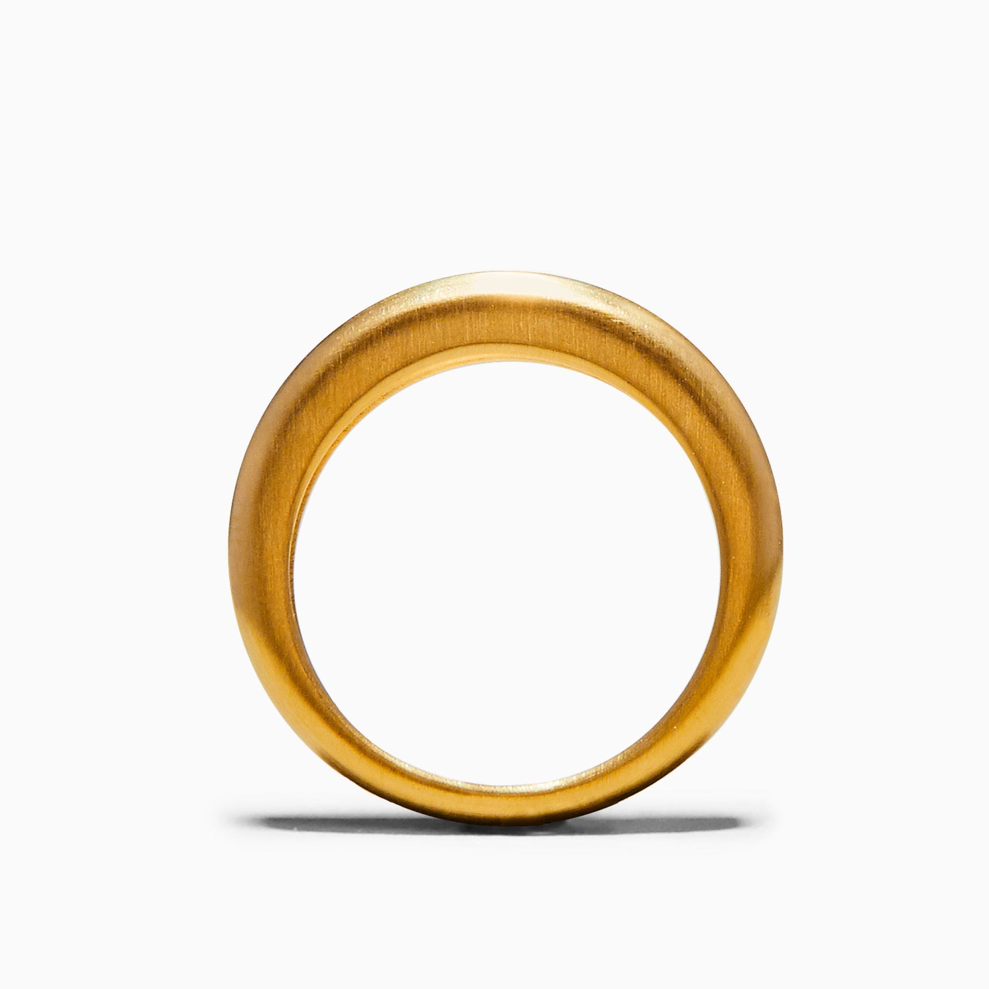 Cassini Ring - Satin Finish | 18K Gold Plated