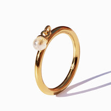 Moon Ring | 18K Gold Plated | Moonstone