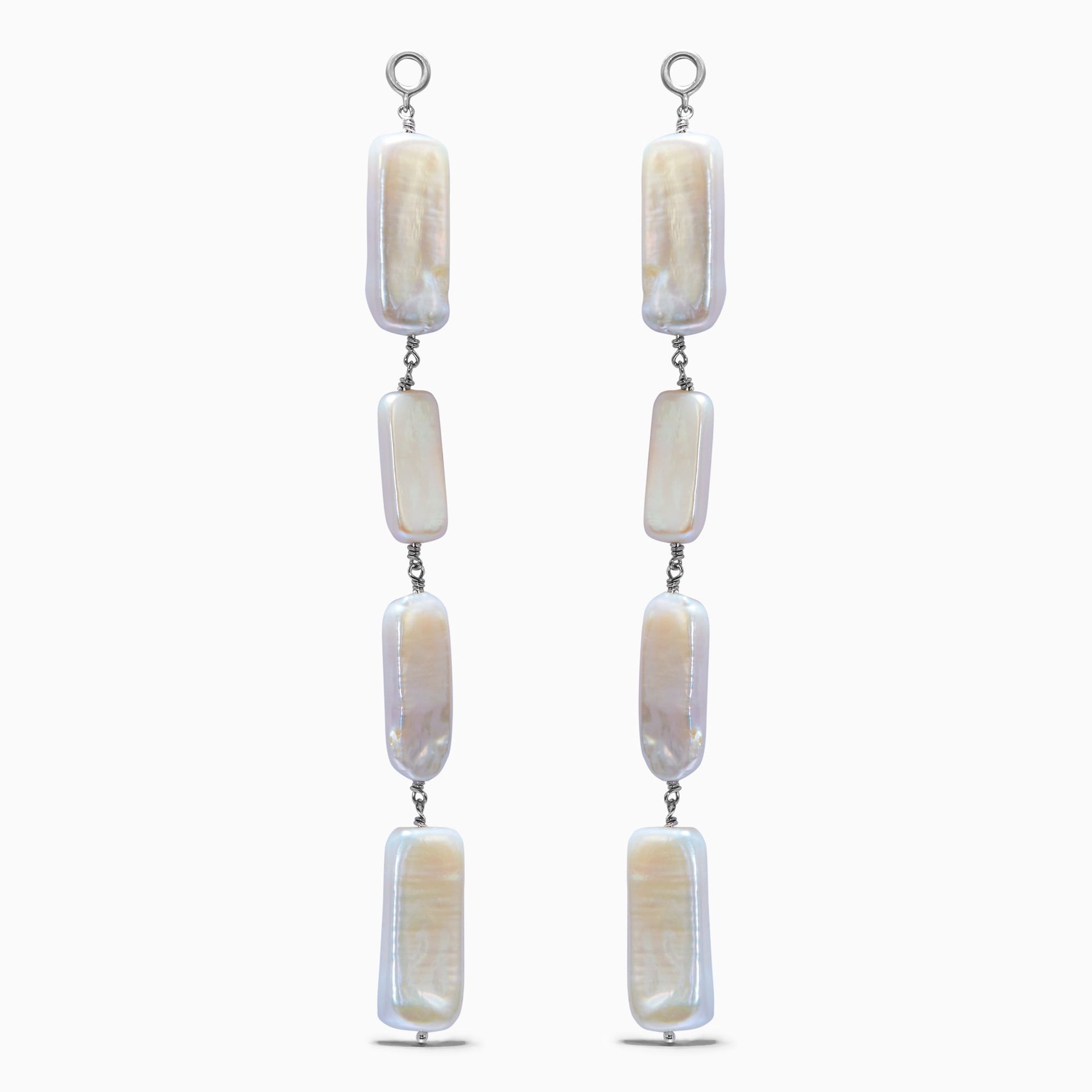 Petal Earrings | Silver | Freshwater Pearls