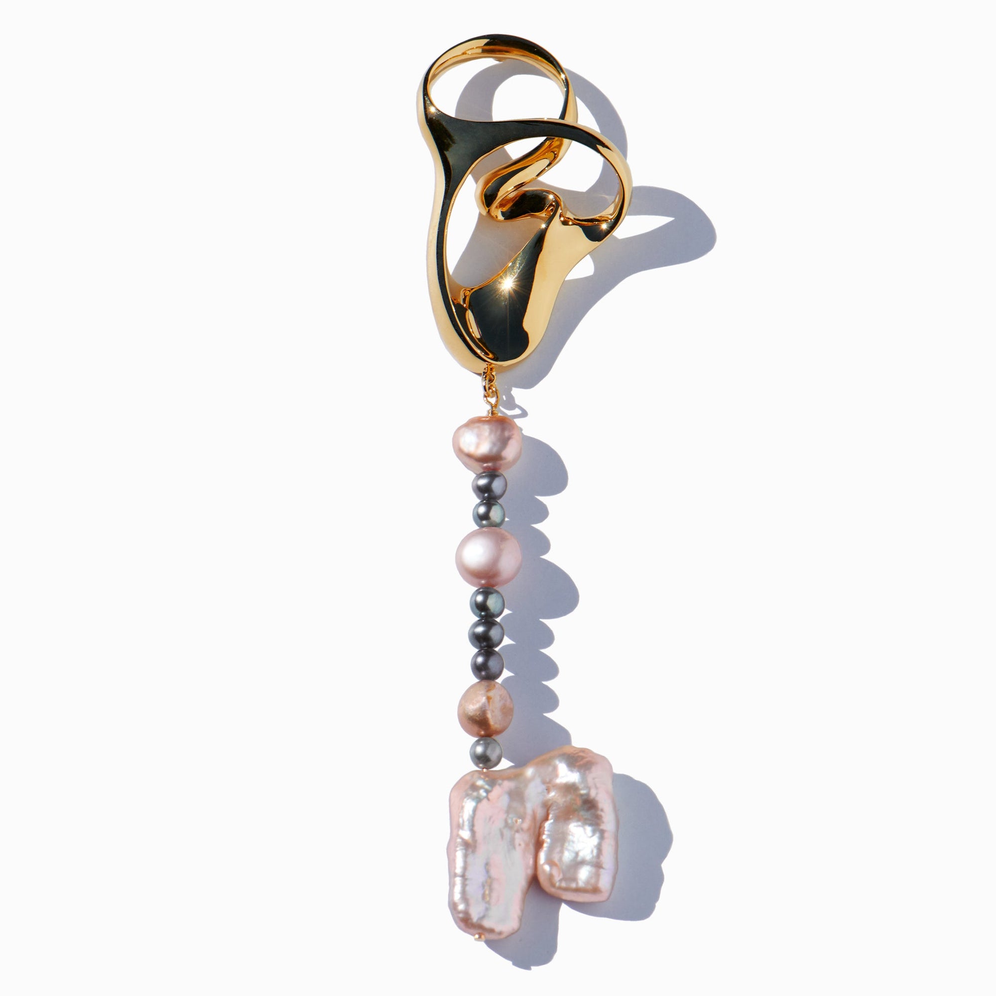 Stellar Earring | 18K Gold Plated | Freshwater Pearls