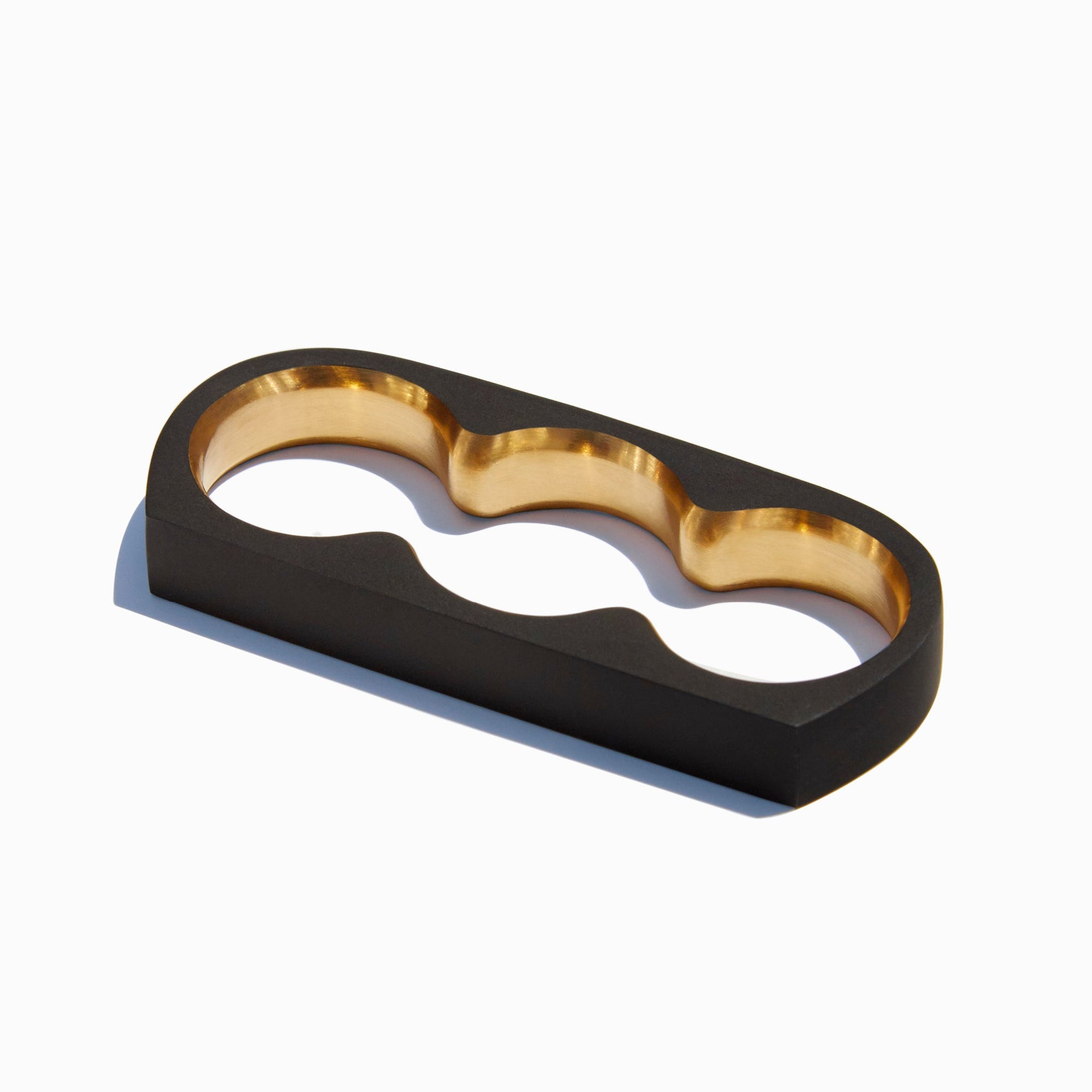 Binary Ring | Brass | Matte Black