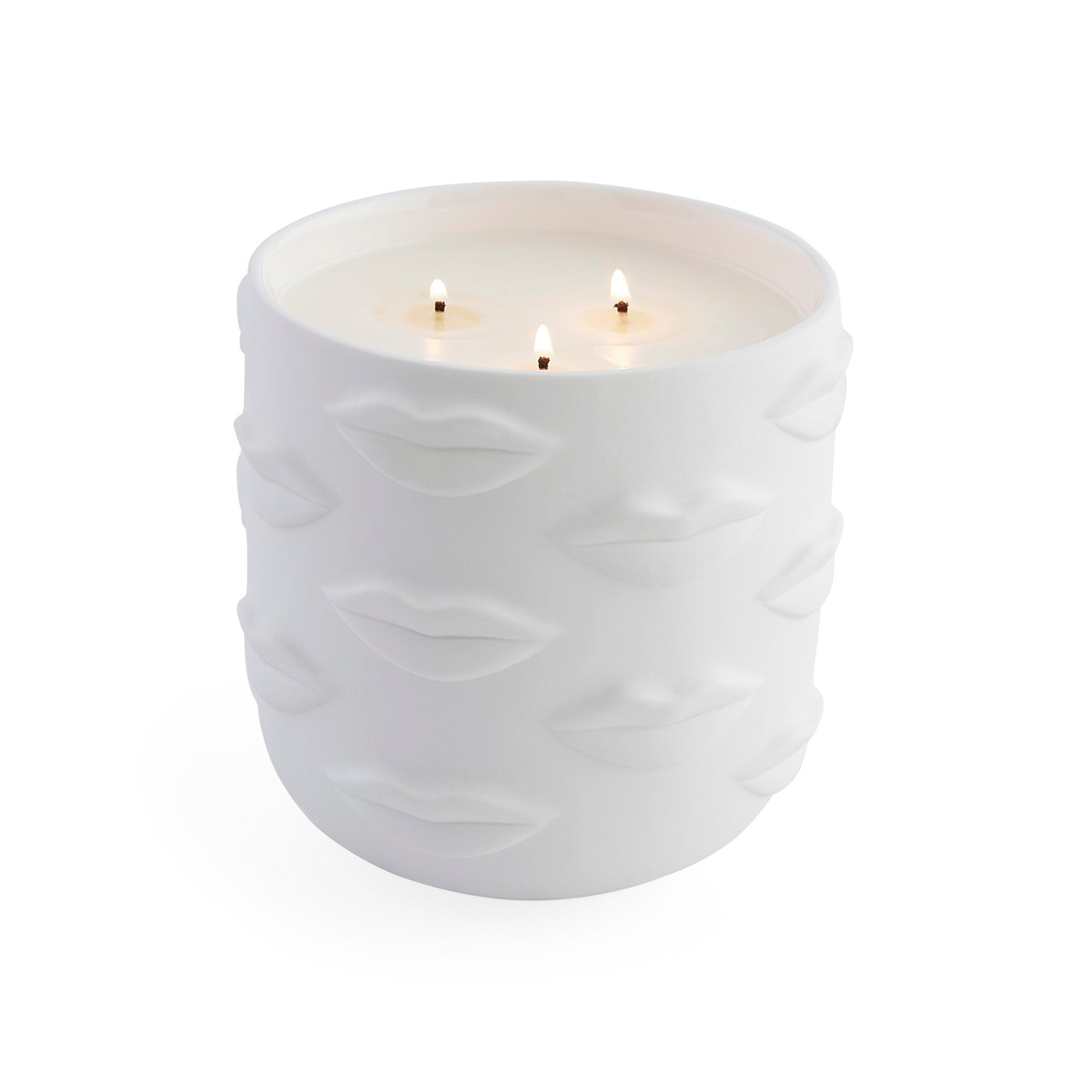 Muse Bouche Three-Wick Candle | White