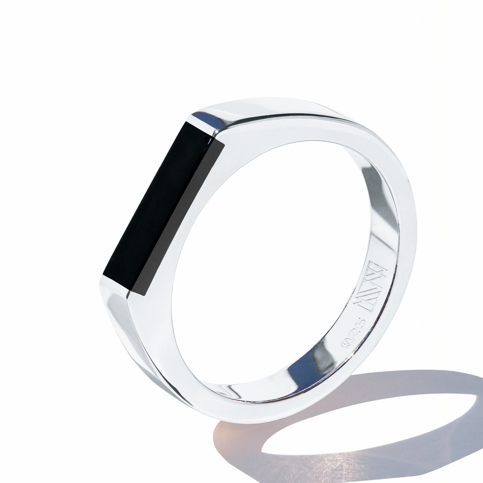 Theorem Ring | Silver | Jet Black