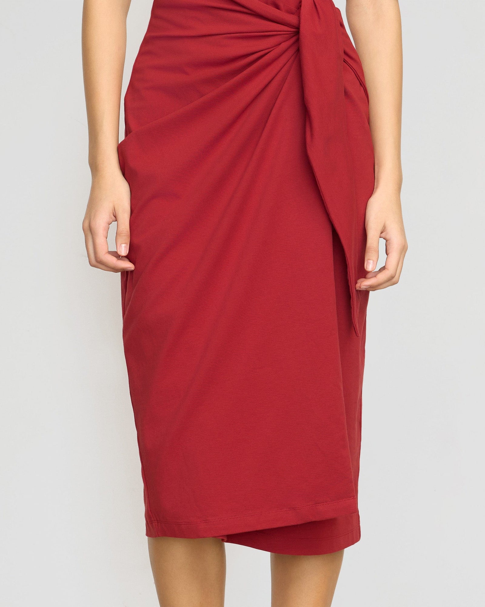 Olivia | Noa Organic Cotton T-Shirt Wrap Dress in Size Small 