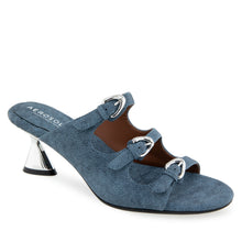Jenna Sandal Dress Sculpted | Blue Jean Denim Suede