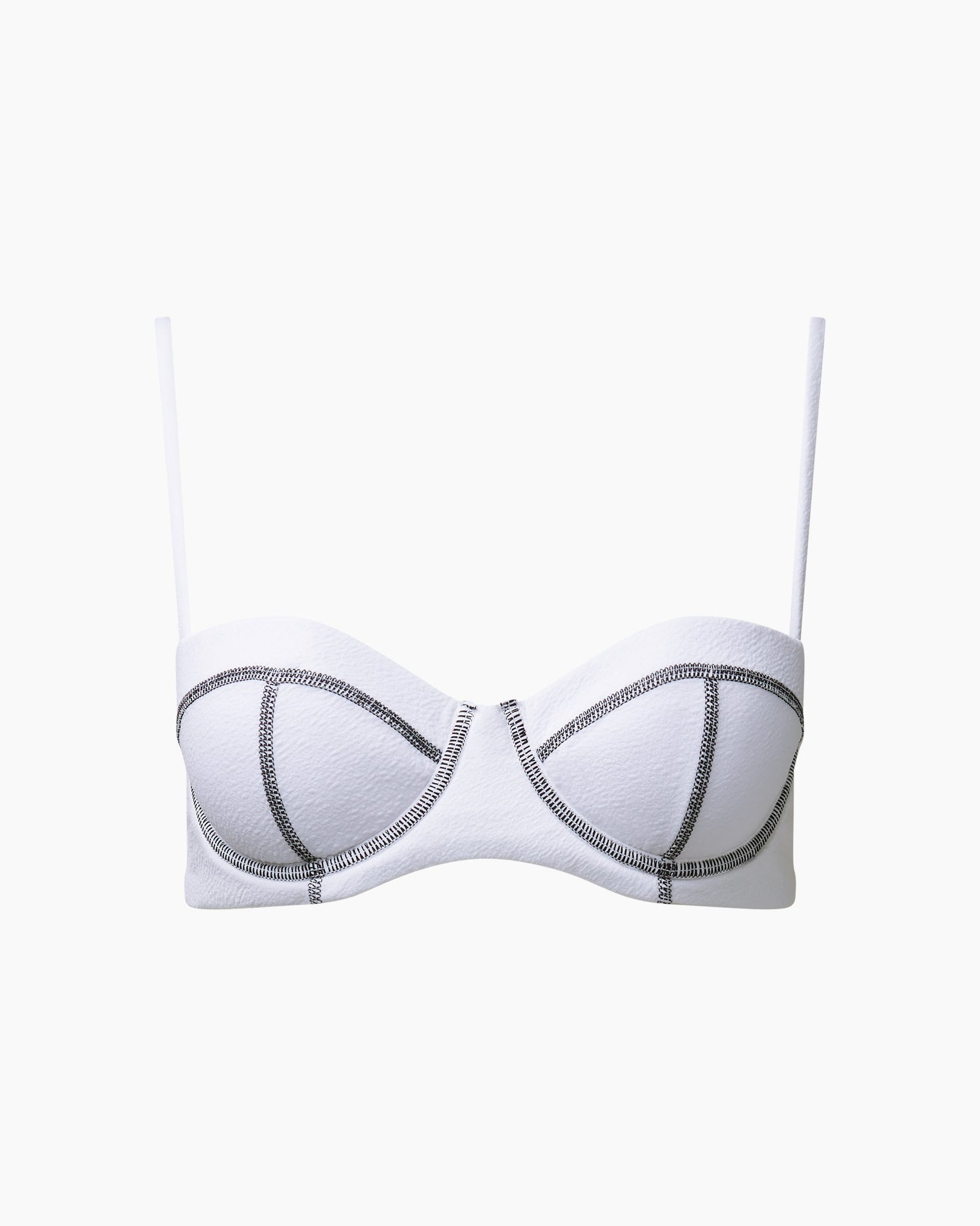 Womens | Flora Bikini Top | White