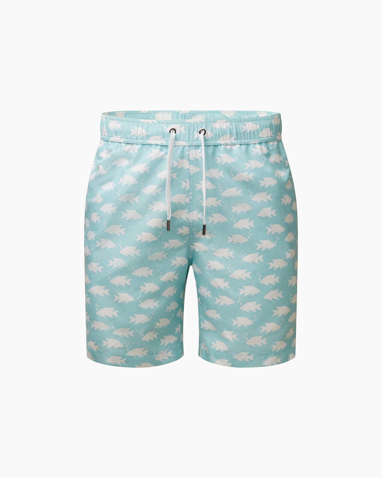 Mens | Charles 7" Swim Trunk | Aqua Multi