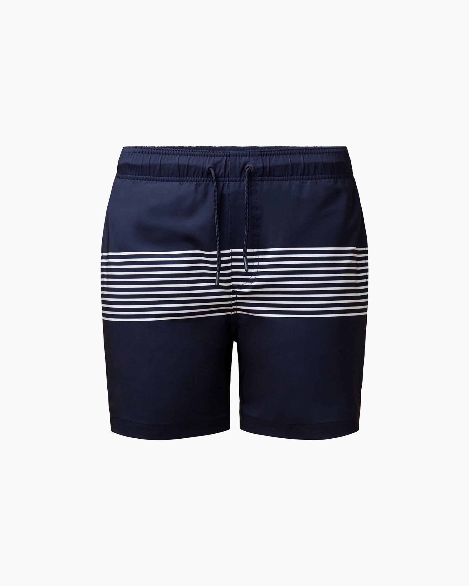 Mens | Comfort Lined Swim Trunk | Deep Navy White