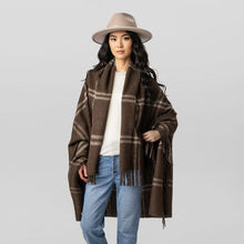Women | Geneva Wrap | Chocolate / Light Taupe