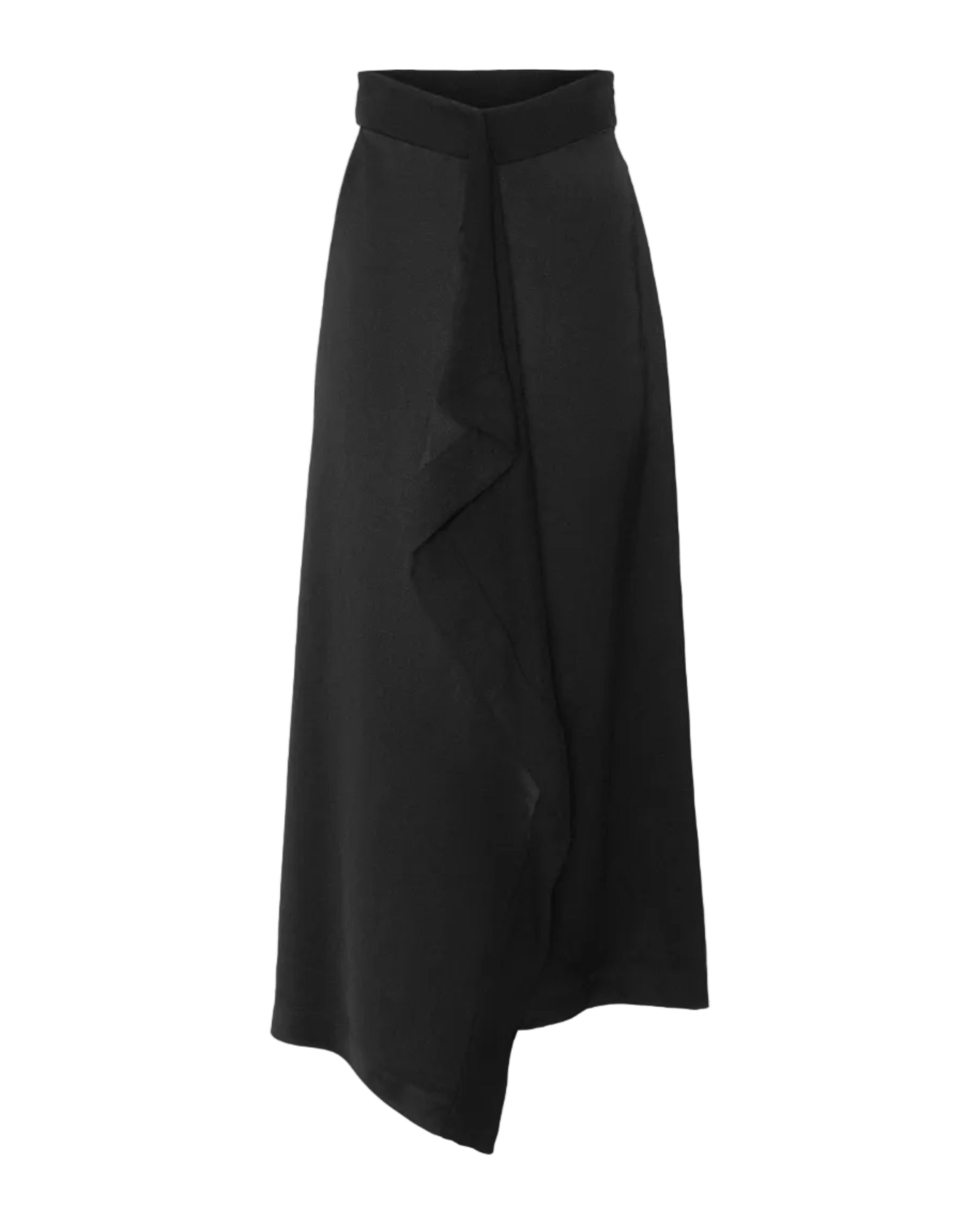 Helix Draped Skirt | Black