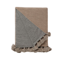 Bali Throw | Light Taupe/Light Grey