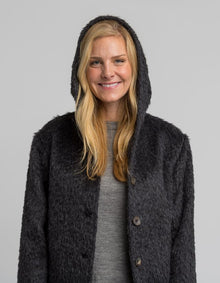 Women | Finn Coat | Black Melange