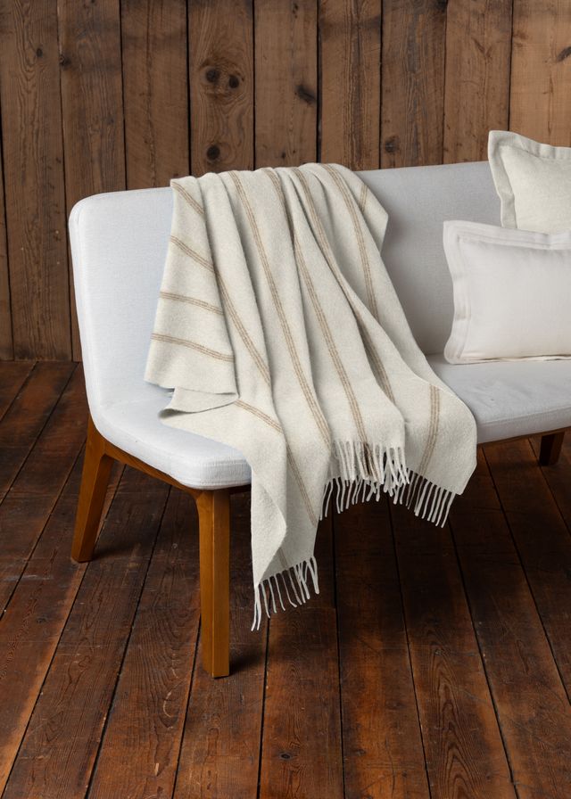 Notting Hill Throw | Ivory / Beige