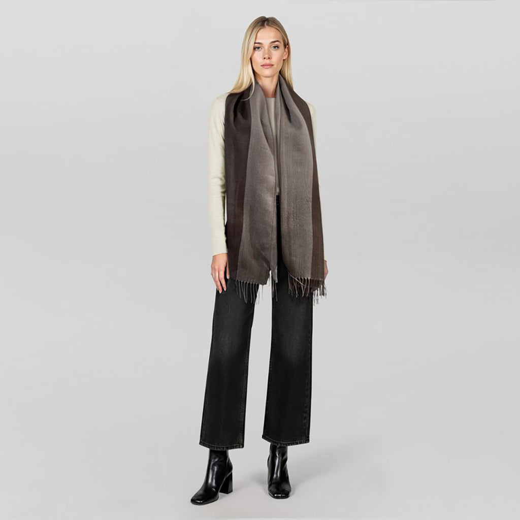 Unisex | Derby Wrap | Light Grey / Bark