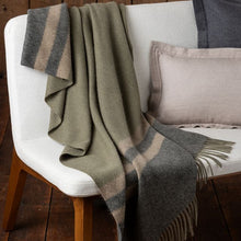 Canyon Throw | Forest Green / Charcoal / Light Taupe