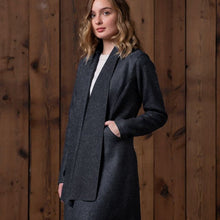Swing Coat | Navy Melange