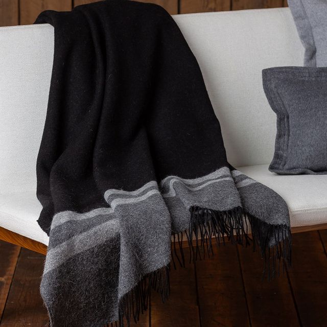 Canyon Throw | Black/Charcoal/Light Grey