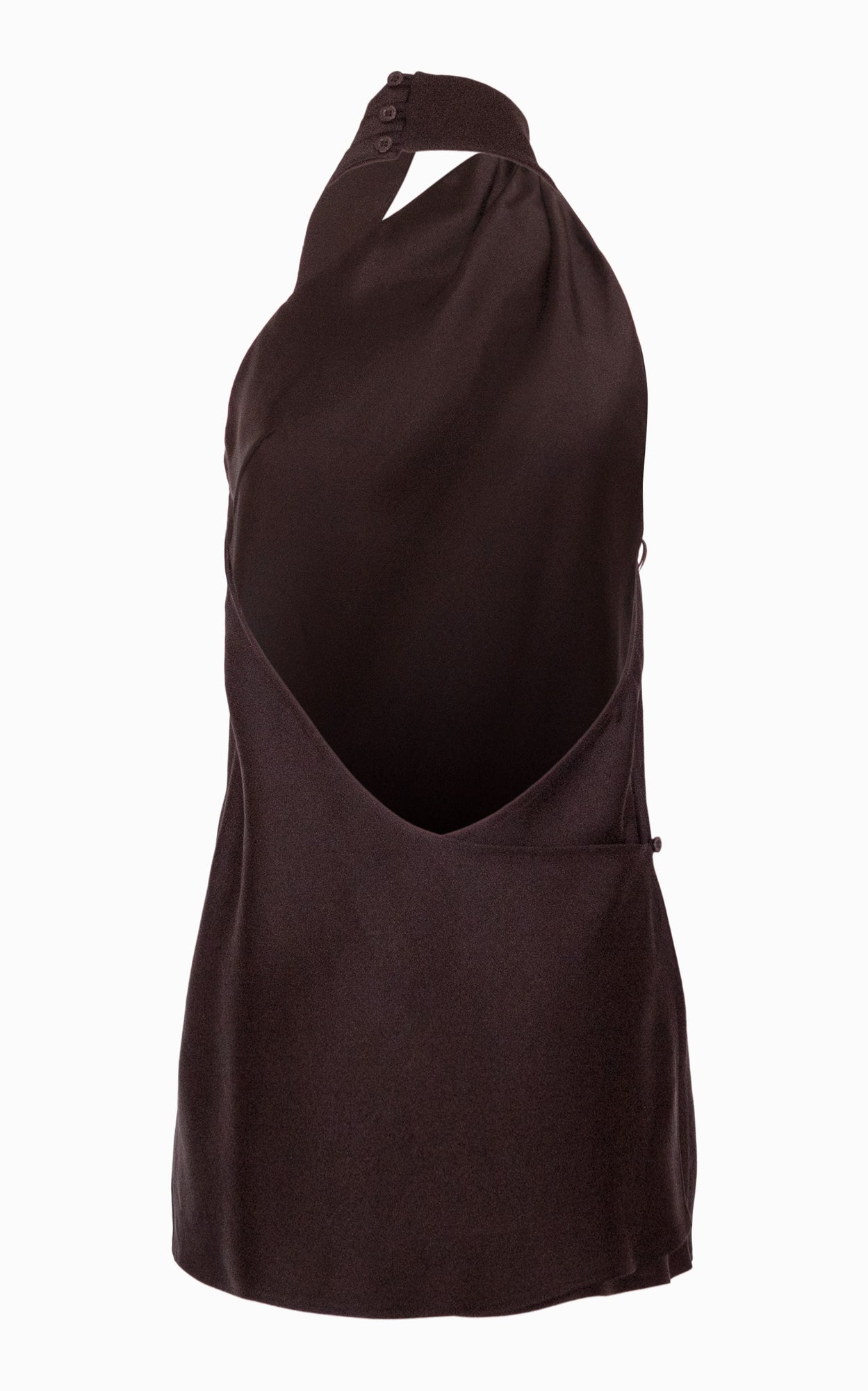 Bind Halter Top | Chocolate