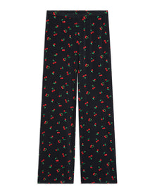 Pull On Cherries Pant | Black