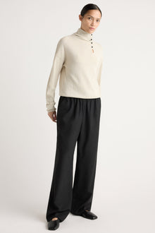 Charlotte | Parmer Lightweight Wool-Blend Pant in Size Small